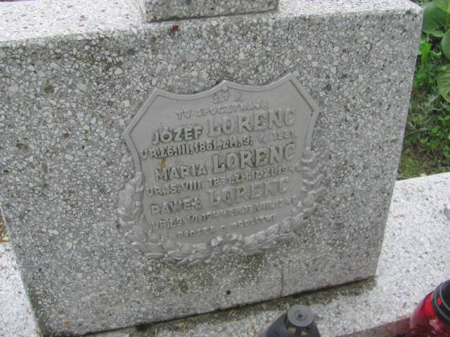 Maria Lorenc 1879 Rymanów - Grobonet - Wyszukiwarka osób pochowanych