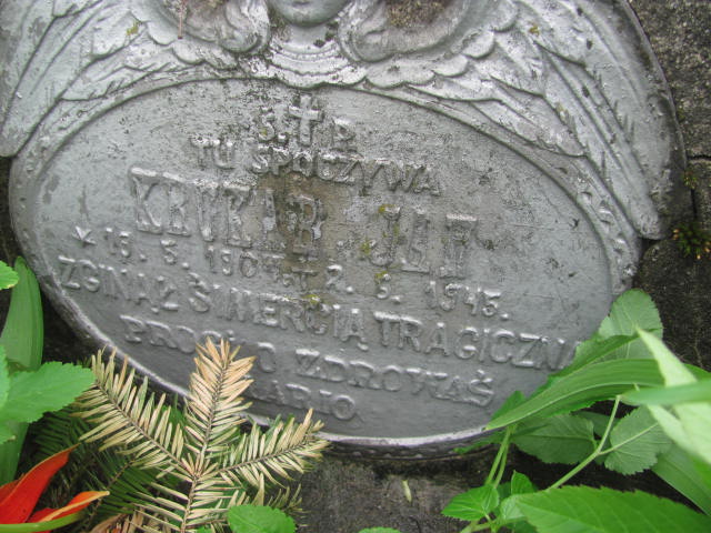 Jan Krukar 1904 Rymanów - Grobonet - Wyszukiwarka osób pochowanych