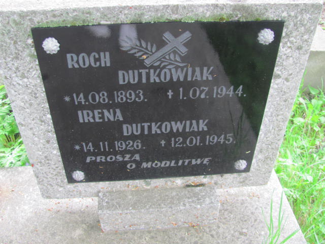 Irena Dutkowiak 1926 Rymanów - Grobonet - Wyszukiwarka osób pochowanych