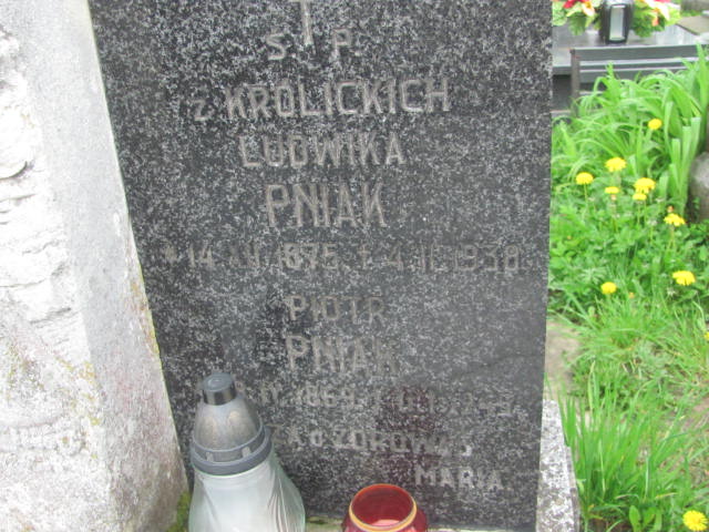 Piotr Pniak 1869 Rymanów - Grobonet - Wyszukiwarka osób pochowanych