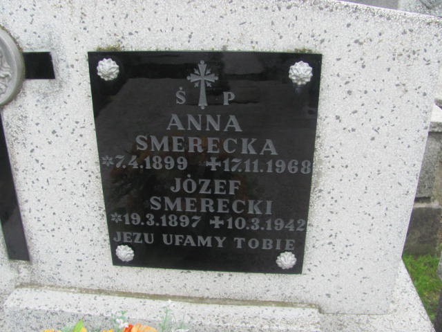 Józef Smerecki 1897 Rymanów - Grobonet - Wyszukiwarka osób pochowanych