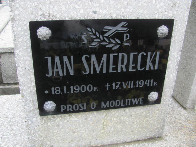 Jan Smerecki 1900 Rymanów - Grobonet - Wyszukiwarka osób pochowanych