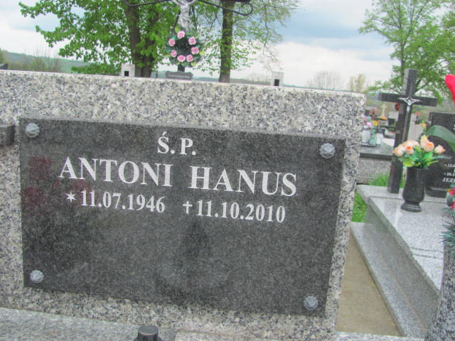 Antoni Hanus 1946 Rymanów - Grobonet - Wyszukiwarka osób pochowanych