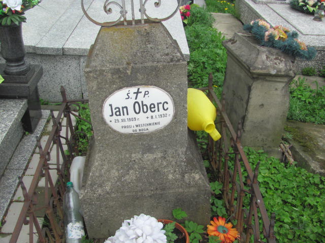 Jan Oberc 1909 Rymanów - Grobonet - Wyszukiwarka osób pochowanych