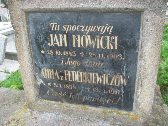 Jan Nowicki 1843 Rymanów - Grobonet - Wyszukiwarka osób pochowanych