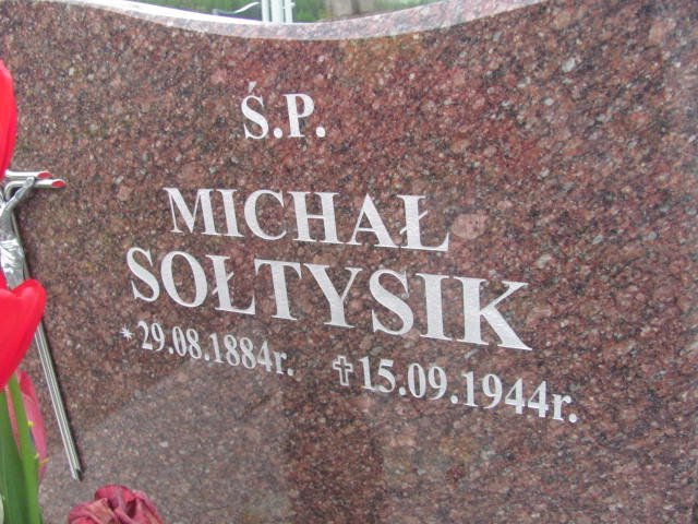 Michał Sołtysik 1884 Rymanów - Grobonet - Wyszukiwarka osób pochowanych