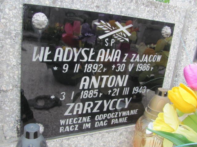 Antoni Zarzycki 1885 Rymanów - Grobonet - Wyszukiwarka osób pochowanych