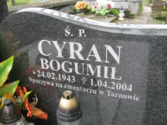 Bogumił Cyran 1943 Rymanów - Grobonet - Wyszukiwarka osób pochowanych