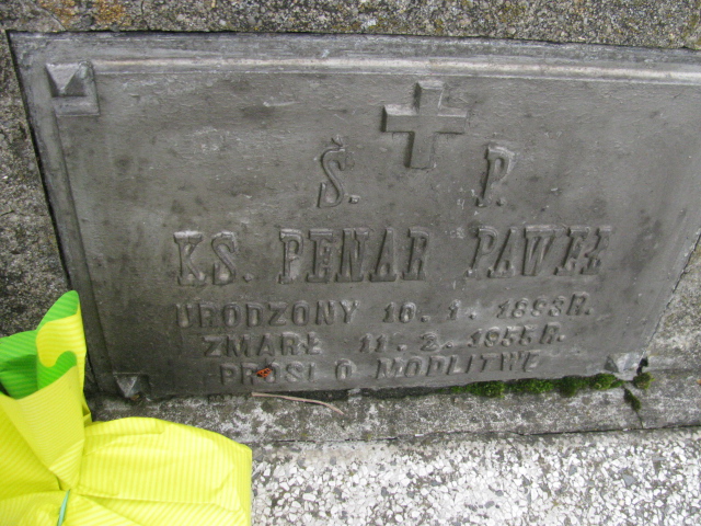 Paweł Penar 1893 Rymanów - Grobonet - Wyszukiwarka osób pochowanych