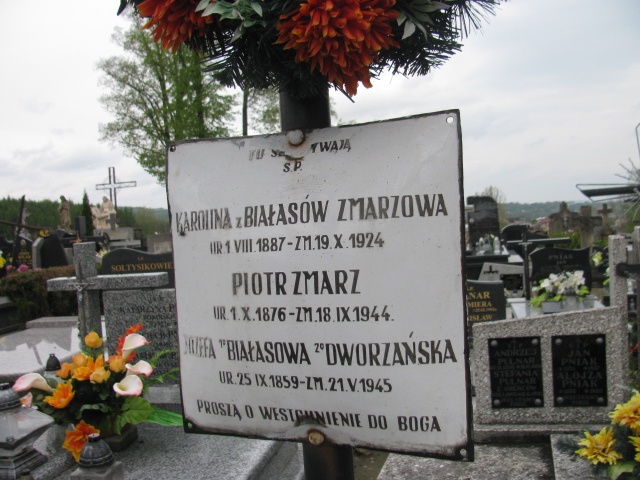 Piotr Zmarz 1876 Rymanów - Grobonet - Wyszukiwarka osób pochowanych