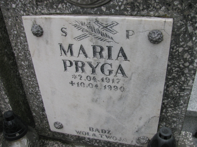 Maria Pryga 1917 Rymanów - Grobonet - Wyszukiwarka osób pochowanych