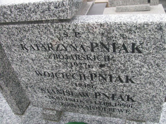 Wojciech Pniak Rymanów - Grobonet - Wyszukiwarka osób pochowanych