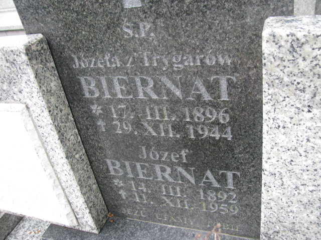 Józef Biernat 1892 Rymanów - Grobonet - Wyszukiwarka osób pochowanych