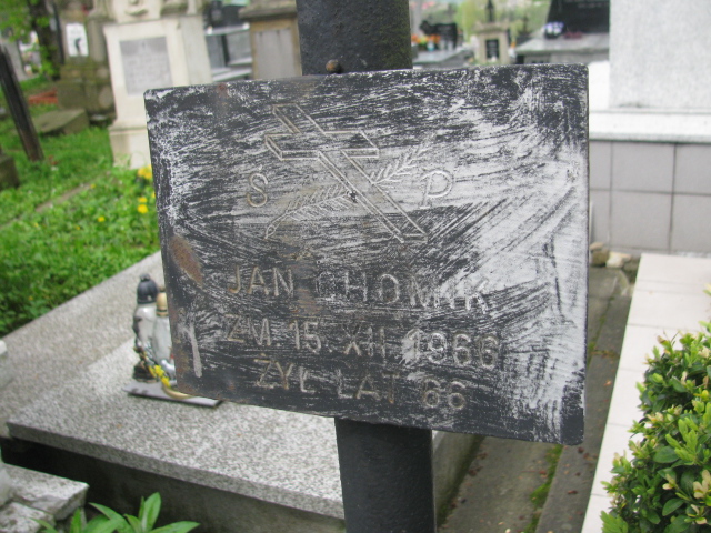 Jan Chomik 1899 Rymanów - Grobonet - Wyszukiwarka osób pochowanych