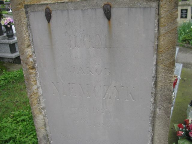 Jakub Niemczyk 1825 Rymanów - Grobonet - Wyszukiwarka osób pochowanych