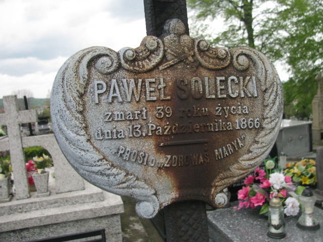 Paweł Solecki 1826 Rymanów - Grobonet - Wyszukiwarka osób pochowanych