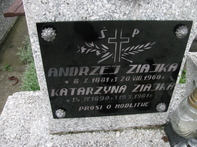 Andrzej Ziajka 1881 Rymanów - Grobonet - Wyszukiwarka osób pochowanych