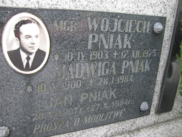 Wojciech Pniak 1903 Rymanów - Grobonet - Wyszukiwarka osób pochowanych