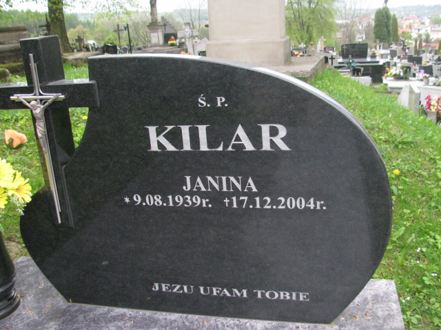 Janina Kilar 1939 Rymanów - Grobonet - Wyszukiwarka osób pochowanych