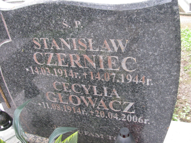 Stanislaw Czerniec 1914 Rymanów - Grobonet - Wyszukiwarka osób pochowanych