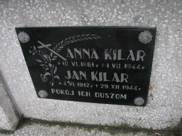 Jan Kilar 1912 Rymanów - Grobonet - Wyszukiwarka osób pochowanych