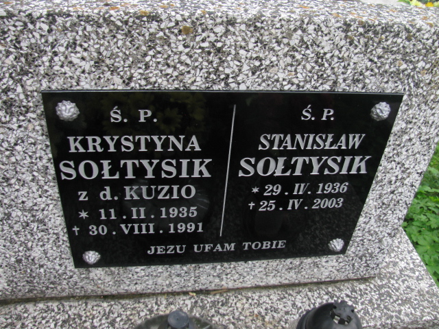 Stanisław Sołtysik 1936 Rymanów - Grobonet - Wyszukiwarka osób pochowanych