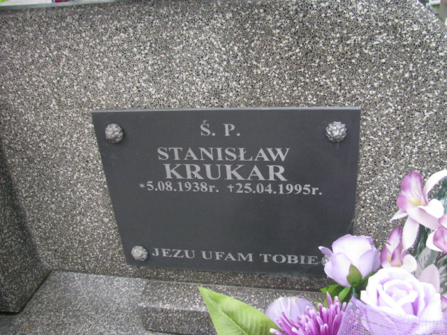 Stanisław Krukar 1938 Rymanów - Grobonet - Wyszukiwarka osób pochowanych