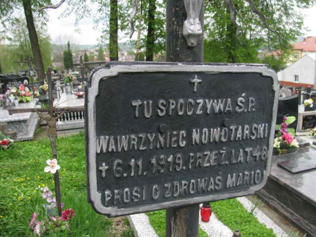 Wawrzyniec Nowotarski 1870 Rymanów - Grobonet - Wyszukiwarka osób pochowanych