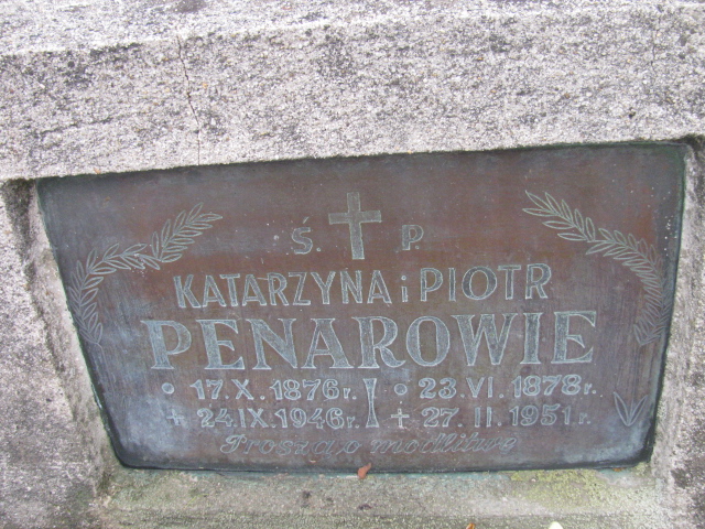 Katarzyna Penar 1876 Rymanów - Grobonet - Wyszukiwarka osób pochowanych