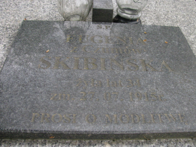 Eugenia Skibińska 1880 Rymanów - Grobonet - Wyszukiwarka osób pochowanych
