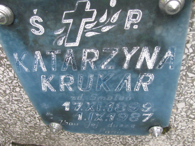 Katarzyna Smoleń Rymanów - Grobonet - Wyszukiwarka osób pochowanych