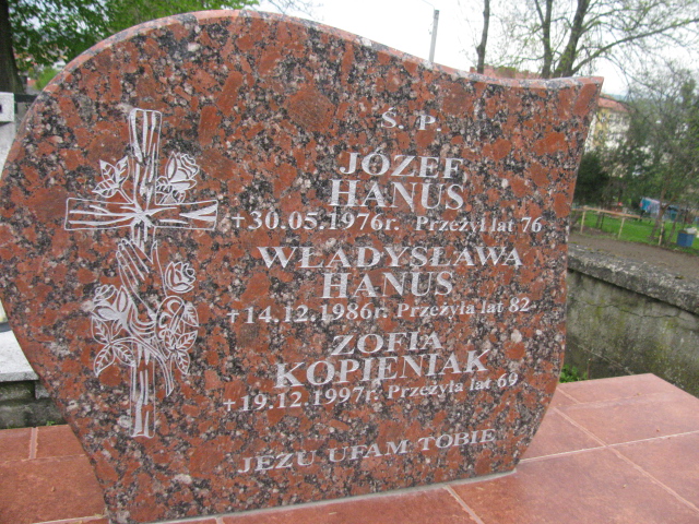Władysława Hanus 1903 Rymanów - Grobonet - Wyszukiwarka osób pochowanych