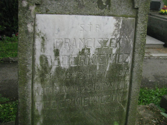 Katarzyna Federkiewicz 1851 Rymanów - Grobonet - Wyszukiwarka osób pochowanych