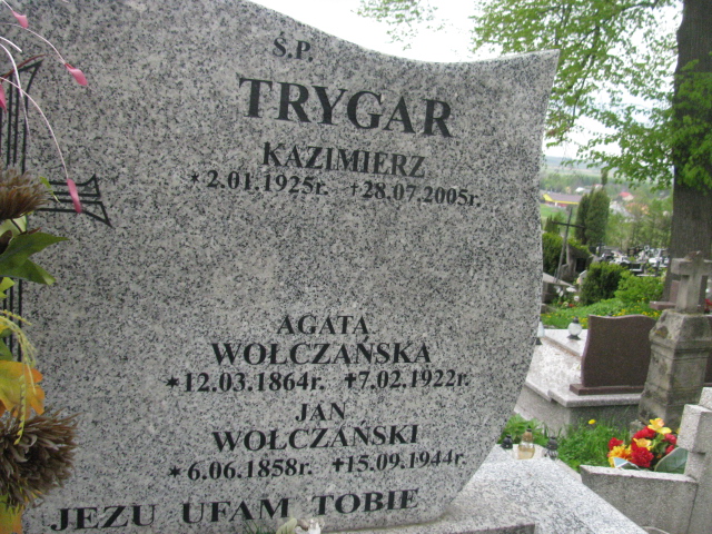 Jan Wołczański 1858 Rymanów - Grobonet - Wyszukiwarka osób pochowanych