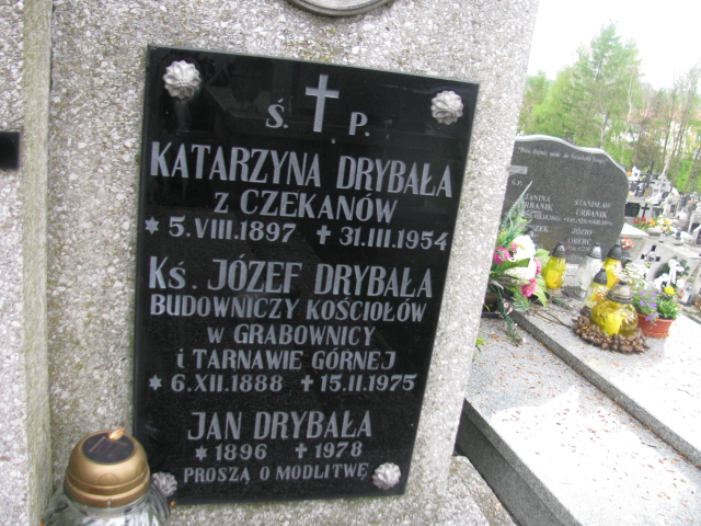 Katarzyna Drybała 1897 Rymanów - Grobonet - Wyszukiwarka osób pochowanych