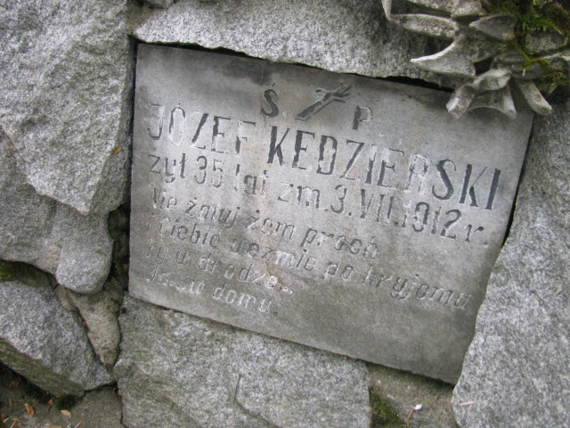 Józef Kędzierski 1876 Rymanów - Grobonet - Wyszukiwarka osób pochowanych