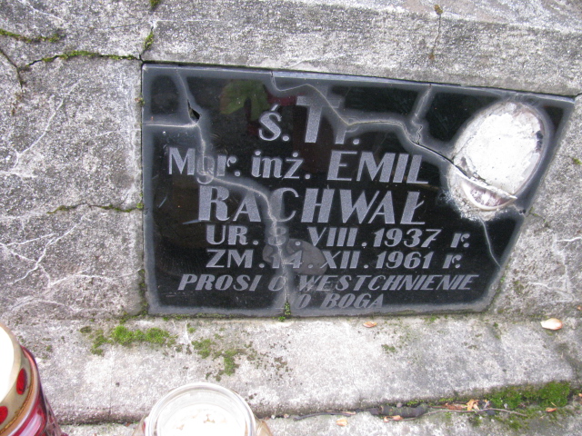 Emil Rachwał 1937 Rymanów - Grobonet - Wyszukiwarka osób pochowanych