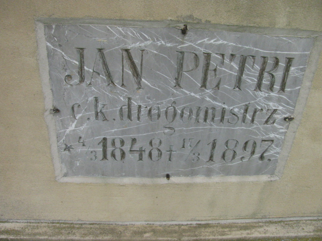 Jan Petri 1848 Rymanów - Grobonet - Wyszukiwarka osób pochowanych