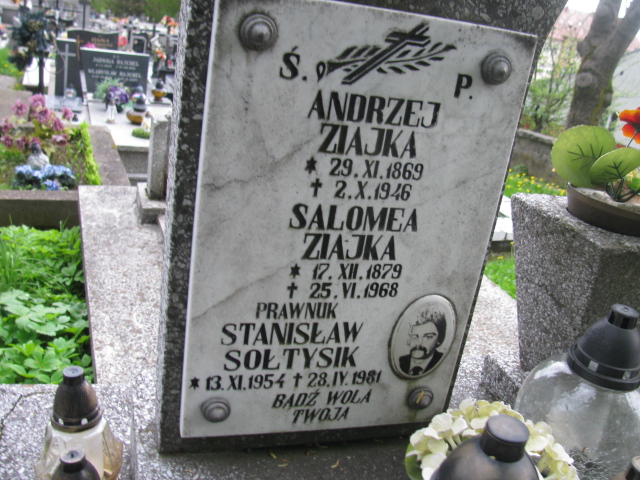 Salomea Ziajka 1879 Rymanów - Grobonet - Wyszukiwarka osób pochowanych