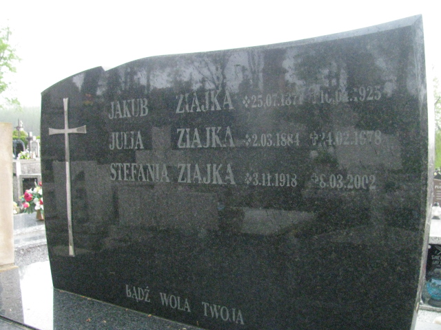 Jakub Ziajka 1874 Rymanów - Grobonet - Wyszukiwarka osób pochowanych