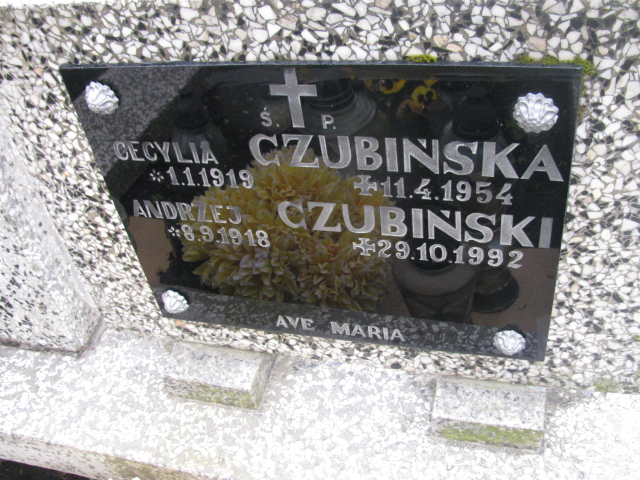 Cecylia Czubińska 1919 Rymanów - Grobonet - Wyszukiwarka osób pochowanych