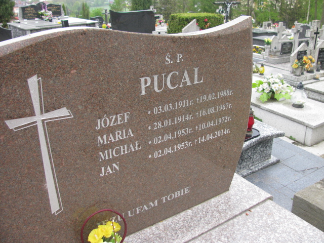 Jan Pucal 1953 Rymanów - Grobonet - Wyszukiwarka osób pochowanych