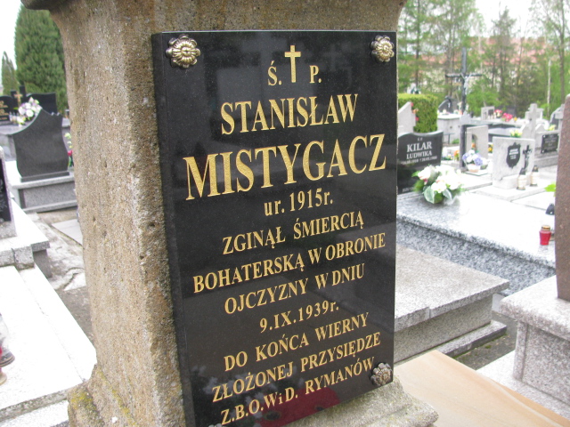 Stanisław Mistygacz 1914 Rymanów - Grobonet - Wyszukiwarka osób pochowanych