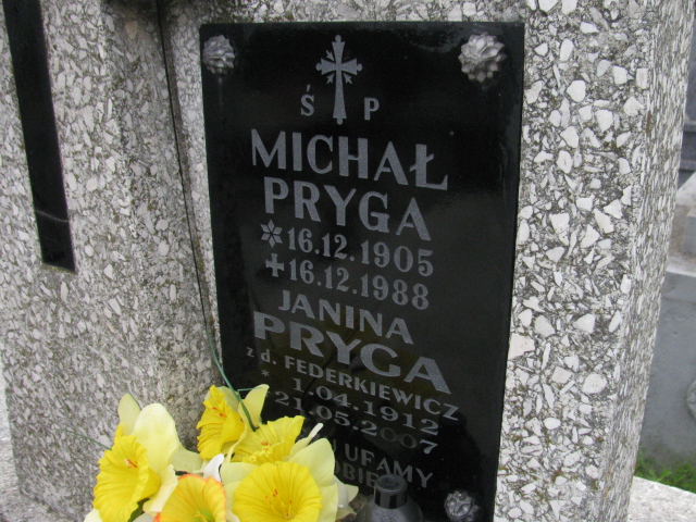 Janina Pryga 1912 Rymanów - Grobonet - Wyszukiwarka osób pochowanych