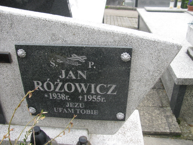 Jan Różowicz 1937 Rymanów - Grobonet - Wyszukiwarka osób pochowanych