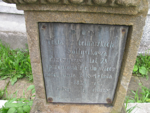 Tekla Sołtysikowa Rymanów - Grobonet - Wyszukiwarka osób pochowanych