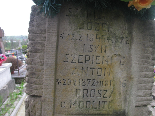 Antoni Szepieniec 1871 Rymanów - Grobonet - Wyszukiwarka osób pochowanych