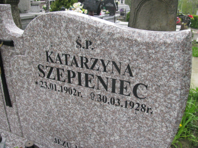 Katarzyna Szepienic 1902 Rymanów - Grobonet - Wyszukiwarka osób pochowanych