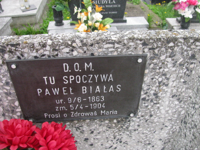 Paweł Białas 1863 Rymanów - Grobonet - Wyszukiwarka osób pochowanych