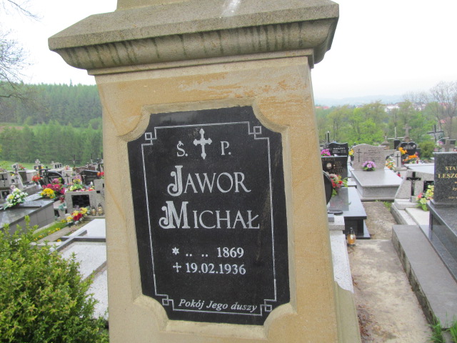 Michał Jawor 1868 Rymanów - Grobonet - Wyszukiwarka osób pochowanych